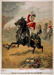 Charge of the 1st Life Guards at Waterloo, 18 June 1815